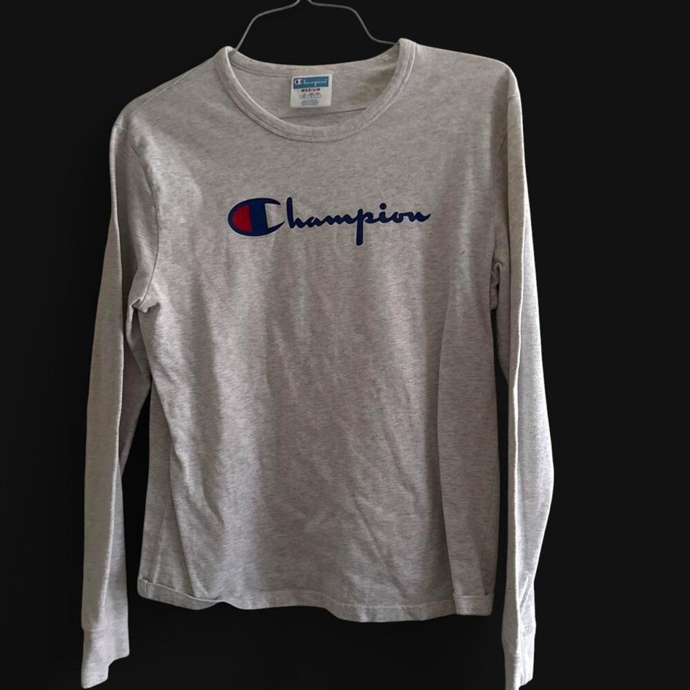 Gray champion long sleeve shirt